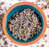 Lavender in bowl Herbal Medicine Herpes Virus 1 and 2